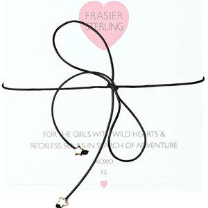 Disco Fever Bowtie Stars Choker in Black